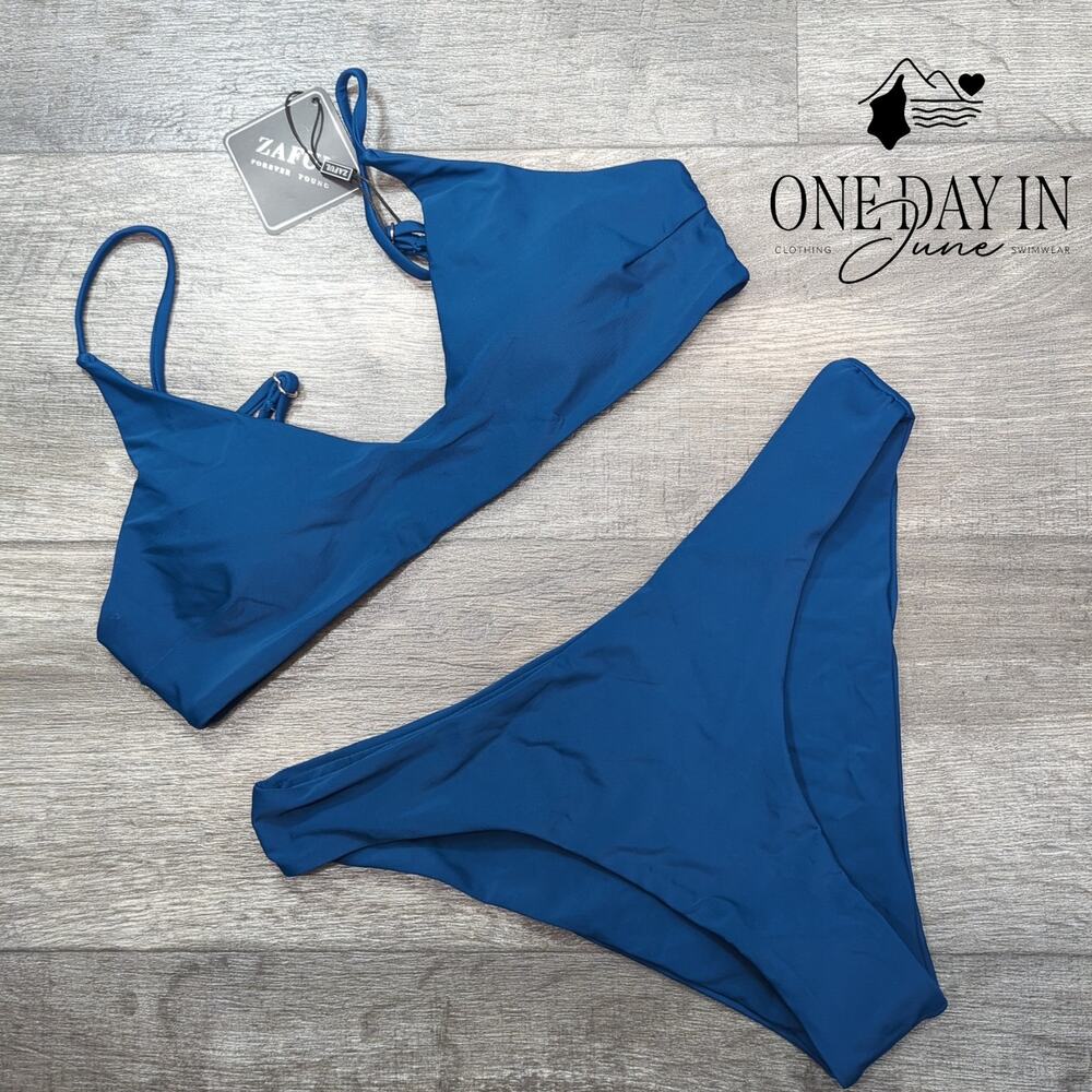 Zaful Moderate Coverage Bikini Swimsuit Size M - Picture 2 of 6